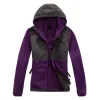 2024 Winter Womens Jackets Fleece Warm Collar Hoodie Coat Jacket Outdoor Casual SoftShell Warm Waterproof Breathable Ski Face Coats Many Colors
