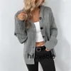 No logo fashions hilovable Drizzle couleur unie à capuche pull simple boutonnage femmes automne et hiver nouveau cordon tricoté cardigan manteau femmes