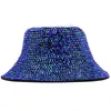 Chapeau de seau de diamant de luxe femme homme strass Fedora chapeaux pour femmes hommes chapeau de soleil chapeaux de soleil fille fête nuit Performance casquette Bling pêcheur casquettes