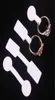100PCsBag Etiqueta de joyería papel cuadrado para collar anillo etiquetas de joyería etiquetas de papel de exhibición 60x12mm 50x13mm6286653