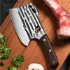 Kitchen Knives PTIEB Hand forged bone chopping knife household ultra-sharp chopping knife kitchen thickened back knife split bone knife Q240226