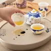 Tea Trays Water Storage Tray Serving Handmade Round Chinese Set Dry Bubble Drainage Plateau Household Products 50