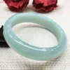 Myanmar Round Bracelet Natural Jade Ice Jade bangle Small Jewelry Light Green Fashion Accessories Lucky Stone Gift for Mother X220288O