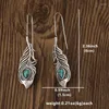 Boucles d'oreilles pendantes pour femmes, Vintage, ethnique, Boho, goutte, mignon, plume, breloque, Suspension, bijoux, accessoires, cadeau