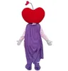 Halloween Wysokiej jakości Walentynki Miłość Mascot Costume Cartoon Anime Teme Postacie Choink Carnival Party Fancy Costumes Adult