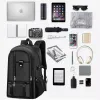 Rugzakken waterdichte zaken 15,6 16 17 inch laptop rugzak mannelijke USB Notebook School Travel Bags Men Anti Theft School Backpack Mochila