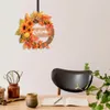 Dekorative Blumen Künstliche Sonnenblume Kürbis Girlande Holz Thanksgiving Rattan Kranz Schrank Hängende Dekoration Diy Handwerk