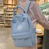 Schultaschen Mode Nylon Frauen Rucksack Weibliche Ring Schnalle Tragbare Reisetasche Hochwertige Schultasche Für Teenager Mädchen Niedliche Büchertasche