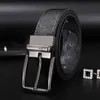 Bälten Luxury Mens Belt Designer Belt Knight Print Coachs Design 105-125cm Zinklegering Buckle Mens Belt Fashion Versatile Style Double-Sided 512 240226