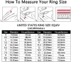 Rings TIGRADE 2mm 925 Sterling Silver Ring for Women Wedding Band Cubic Zirconia Full Eternity Stackable Engagement Ring Size 313