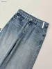 Designer de calças de brim femininas marca calças moda logotipo luxo jeans feminino lavagem reta projetos calças pant 26 de fevereiro