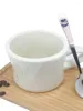 Tazze Tazza in vita creativa Tazza in ceramica bianca al latte Tazza da cartone animato Pubblicità minimalista Caffè carino