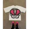 T-shirts pour hommes Couple Street Wear Y2K Chemise gothique Harajuku Tops Femmes Vêtements Européens et américains Joker Tees surdimensionnés Motif rétro T-shirtL2402