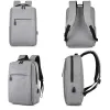 Bags SUUTOOP Men 15.6 Inch Laptop USB Backpack School Bag Rucksack Antitheft Teenage Teenager Travel Leisure Schoolbag Pack For Male