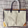 Kobieta skórzana torebka duża torba na torbę Wysokiej jakości miękka płótno torba na zakupy z małą woreczką worka na kurz 263b