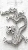 12pcslot Whole Crystal Rhinestone Dragon Brooches Fashion Costume Brooch Pin jewelry gift C3432192914