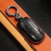 SMART KEY COVER FOB LEATHER CASE CAR KEYING HOLDER SCAL FÖR GEELY TUGELLA 2020 BOYUE ATLAS PRO GILI TUGELLA