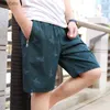 Men's Shorts Wholesale New Loose Fashion Shorts Pure 100% Cotton Casual 4 color Selection Pattern Bird Clothing Beach Shorts Men 240226