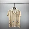 Camisa casual de diseñador para hombre Primavera y otoño Slim-fit Camisa de manga corta de moda con bordado clásico de negocios de alta calidad M-3XL 10