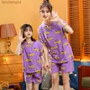 Trajes a juego para la familia Look a juego Trajes familiares Verano Ropa de dormir para padres e hijos Pijamas Conjunto de pijama de noche para madre e hija Ropa a juego para la familia