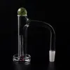 Full Weld Beveled Edge Smoking 16mm OD Control Tower Quartz Banger With Hollow sandblasting Pillar 6mm ruby Pearls Honeycomb Cap for Dab Rigs Water Pipes