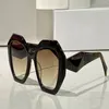 Óculos de sol em formato de polígono para mulheres 16w Havana Brown Sombreado Óculos de sol da moda occhiali da sole proteção uv400 com box2069