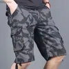Męskie spodenki 2023 Summer Men Army Cargo Shorts Fashion Men Casual Camo Printed Shorts Mężczyzna kamuflaż Multi Pockets Wojskowe 28-38 240226