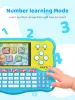 Jogadores dados sapo bebê tablet crianças aprender cedo máquina de educação crianças falar feitiço linguagem brinquedos eletrônicos console de jogo portátil