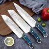 Keukenmessen Keukensnijmes Slager Santoku Koksmessen Roestvrij staal Vleesmes Zalmvisfileermes Fruitsnijgereedschap Q240226