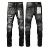 Designer-Jeans für Herren, Lila, Markenjeans, Designer-Jeans für Herren, hochwertige Qualität, gerades Design, Retro-Streetwear, lässige Jogginghose, Designer-Jogginghose, 001