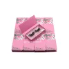 Cils mignons emballages de cils roses mignons cils personnalisés logo cils cils en gros 5d 25 mm cils de vison 3D avec cils avec emballage des filles méchantes burn livre