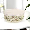 Dinnerware Sets 5 Pcs Bowl With Lids Fruit Bowls Salad Container Soup Storage Large Refrigerator