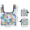 Alışveriş Çantaları Özelleştirilmiş Baskı Çıkabilir Çift Kayış Çanta Renkli Kabuk Baskı Tote Günlük Kadın Bakkal Çantası Özel Desen
