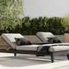 Camp Furniture Design Modern Pool Chairs Outdoor Aluminum Sun Lounger With Cushion