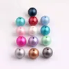 OYKZA Colorful Acrylic Imitation Pearl Matte Beads for Chunky Fashion Necklace Jewelry Supply 10mm 12mm 16mm 20mm T200323254v