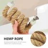 Other Bird Supplies Spiral Hanging Rope Toy Bungee Cord Parakeet Toys For Cage Metal Fittings Hammock