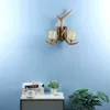 Wall Lamps Retro Antlers Lamp Living Room Bar Creative Deer Decor Lights Aisle Bedroom Restaurant Dining Led Sconce