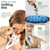 Repellents Pet Sniff Pad Adjustable Waterproof Anti Choking Cat Dog Food Mat Cushion Nose Work Toy Pet Slowing Feeding Intelligence Mat