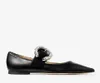 Top Luxury designer Embellshe Sandals shoes Women loafer flats ballet shoes Melva ballerina black white calf leathers 35-43 Woman low heel Shoe Box