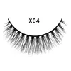 3 pairs 3D Faux Nertsenhaar Zachte Valse Wimpers Pluizige Piekerige Dikke Fake Lash Handgemaakte Wimper Oogmake-up