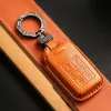 Smart Key Cover Fob Case Auto Schlüsselanhänger Halter Shell für Volvo S60 V60 S70 V70 XC60 XC70 S60L S80L Echtes Leder