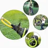 Hundträning Ring Flying Discs Eva Puller Resistant Bite Floating Toy Puppy Outdoor Interactive Game Spela Products Supply Y240220