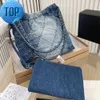 borsa firmata Borsa shopping in denim Zaino tote Designer da viaggio Donna Sling Body Borsa più costosa con catena in argento Gabrielle Trapuntata a mano di lusso