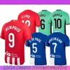 23/24 Atletico Madrids Camisetas maglie da calcio de Kids Kit Futbol 2023 2024 Maglia da calcio Home Away Training Player Versione 7 GRIEZMANN MEMPHIS CORREA LEMAR KOKE