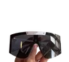 Shield Wrap Solglasögon 4393 Black Grey Extra utbytbar lins Sonnenbrille Gafa de Sol Fashion Overdized Sun Glasses UV400 Pro8476610