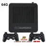 Consoles Double système Gamebox Android Emuelec4.3 Consoles de jeux vidéo rétro HD TV lecteur de jeu contrôleurs sans fil pour jeux d'arcade