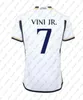 23/24 Bellingham Vini Jr Soccer Jerseys Mbappe Tchouameni 2023 2024フットボールシャツレアルマドリーズカマビンガロドリゴモドリックカミゼタスメンキッズキットユニフォームファンプレーヤー