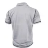 T-shirt à revers pour hommes Polo à manches courtes Polos de créateurs Chemises Homme Mode T-shirts à panneaux Couleur mature Blocage Coton Mélange Vêtements Été Respirant Tees