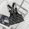 CE Home Springsummer New Womens Stripe Camisole Six Slim 내부 마모 외부 작은 조끼