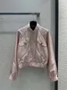 2024 Nya Spring Milan Runway Jackets Stand Collar Long Sleeve Women's Tops High End Jacquard Cardigan Designer Coats 0226-15
